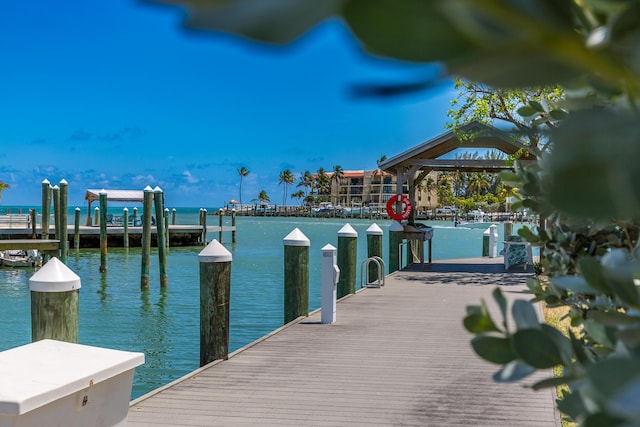 95 Coco Plum Dr Unit 5D, Marathon, FL 33050 - dock area with a water view