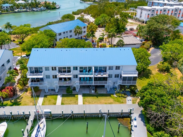 95 Coco Plum Dr Unit 5D, Marathon, FL 33050 - bird's eye view of a nearby body of water