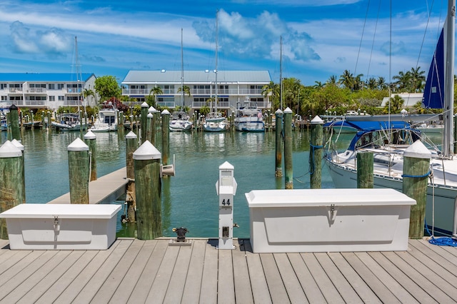 95 Coco Plum Dr Unit 5D, Marathon, FL 33050 - dock area with a water view
