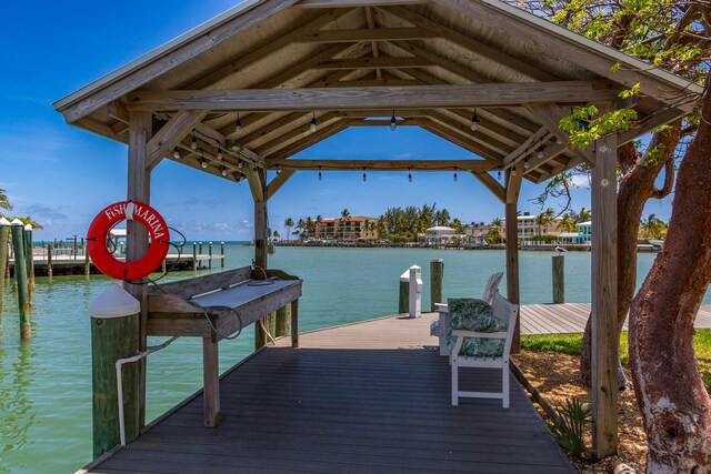 95 Coco Plum Dr Unit 5D, Marathon, FL 33050 - dock area with a water view