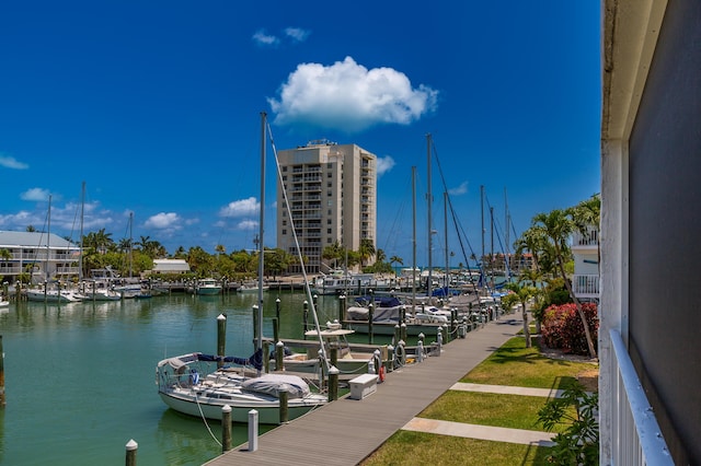 95 Coco Plum Dr Unit 5D, Marathon, FL 33050 - dock featuring a water view