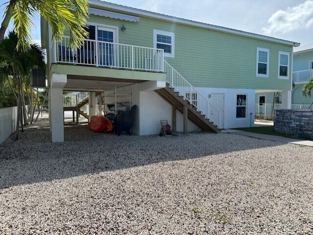 view of rear view of property