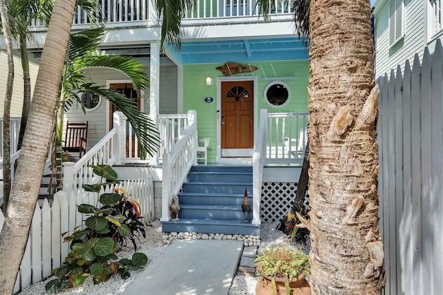 view of property entrance