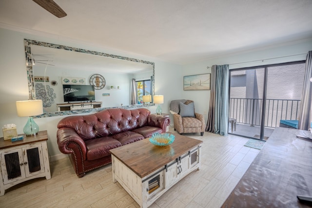 201 E Ocean Dr Unit 3-311, Key Colony, FL 33051 - living area featuring light wood finished floors