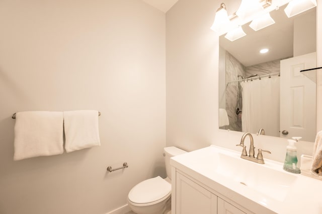 1205 11th St, Key West, FL 33040 - full bathroom featuring curtained shower, vanity, baseboards, and toilet