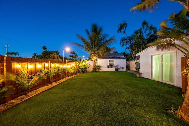 1205 11th St, Key West, FL 33040 - view of yard with an outbuilding and a fenced backyard