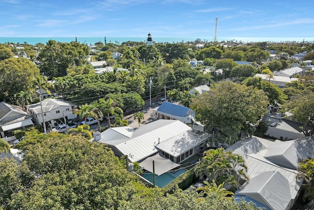 drone / aerial view featuring a residential view