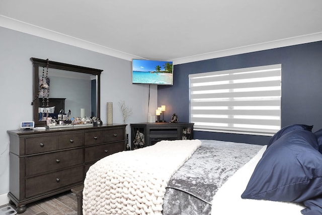 bedroom featuring light hardwood / wood-style flooring