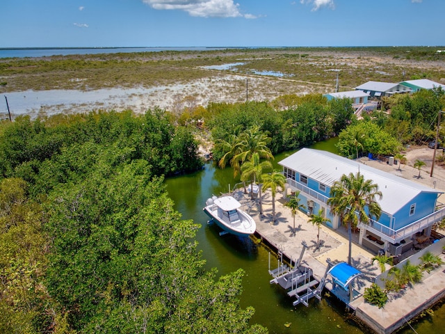 29012 Bigonia Dr, Big Pine, FL 33043 - aerial view of property and surrounding area featuring a nearby body of water