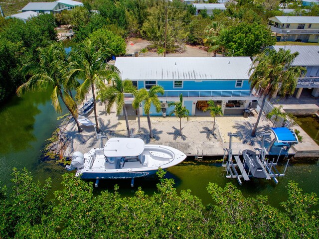 29012 Bigonia Dr, Big Pine, FL 33043 - view from above of property featuring a nearby body of water