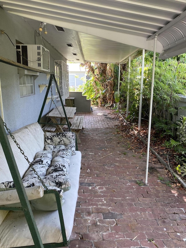 view of patio featuring an outdoor hangout area