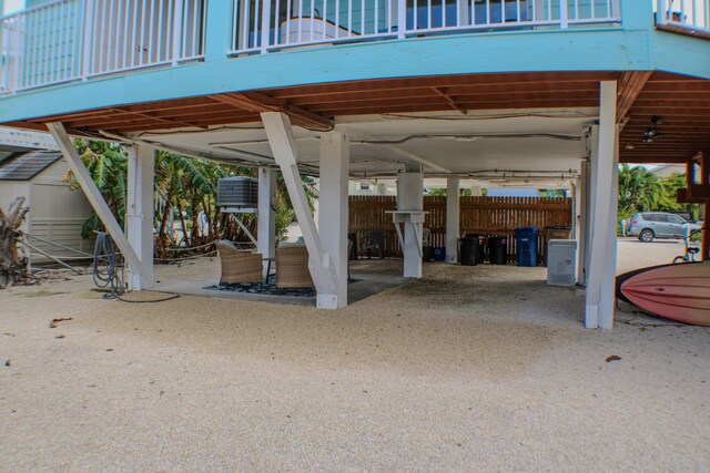 view of parking
