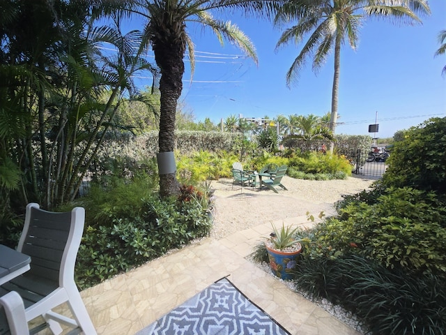 view of patio / terrace with fence