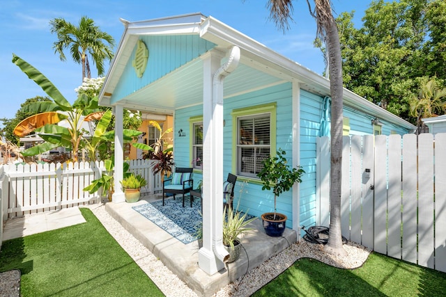 321 Julia St, Key West, FL 33040 - view of outbuilding with a porch