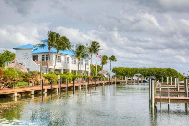 500 Burton Dr Unit 2205, Tavernier, FL 33070 - water view with a boat dock