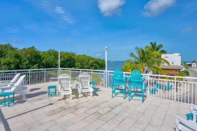 view of patio / terrace with fence