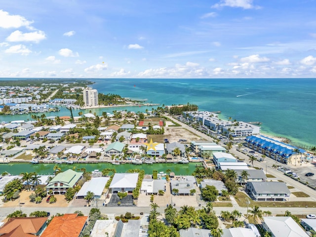 171 3rd St, Key Colony, FL 33051 - bird's eye view featuring a water view