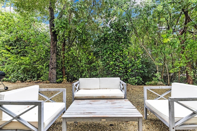 97501 Overseas Hwy Unit 705, Key Largo, FL 33037 - view of patio / terrace featuring an outdoor hangout area