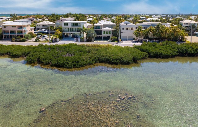 22 Floral Ave, Key Haven, FL 33040 - birds eye view of property featuring a water view