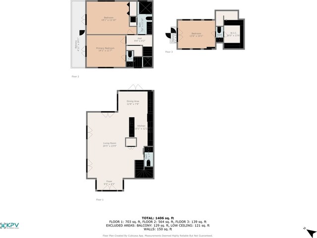 1001 United St Unit B, Key West, FL 33040 - view of home floor plan