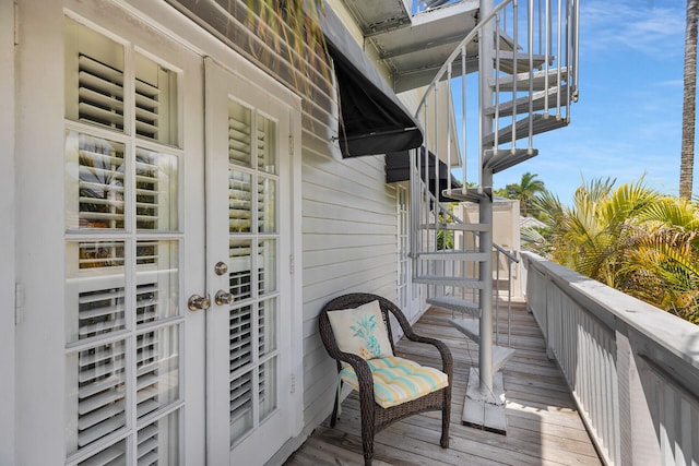 1001 United St Unit B, Key West, FL 33040 - balcony featuring french doors
