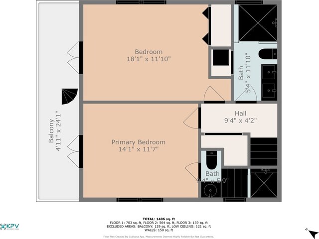 1001 United St Unit B, Key West, FL 33040 - view of room layout