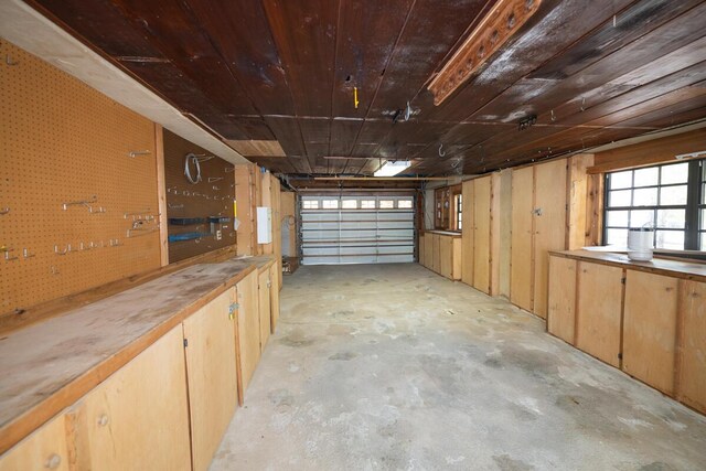 218 Bristol Ct, Tavernier, FL 33070 - garage with wooden ceiling