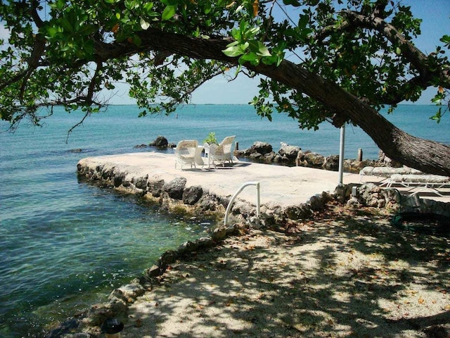 view of water feature