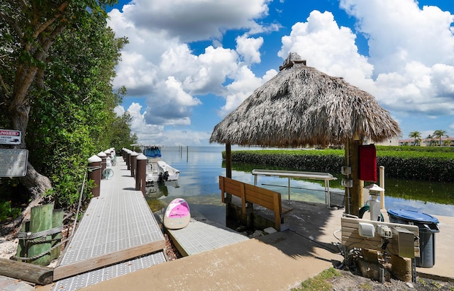 88500 Overseas Hwy Unit 508, Islamorada, FL 33070 - dock area featuring a water view