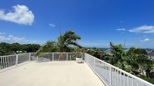 exterior space with a balcony