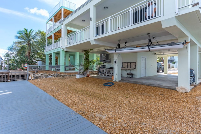 exterior space with a patio area