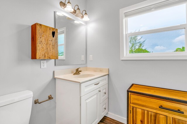 1777 Pine Channel Dr, Little Torch, FL 33042 - bathroom featuring vanity and wood finished floors