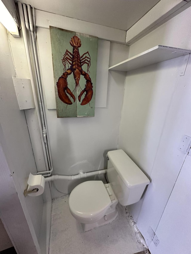bathroom featuring toilet