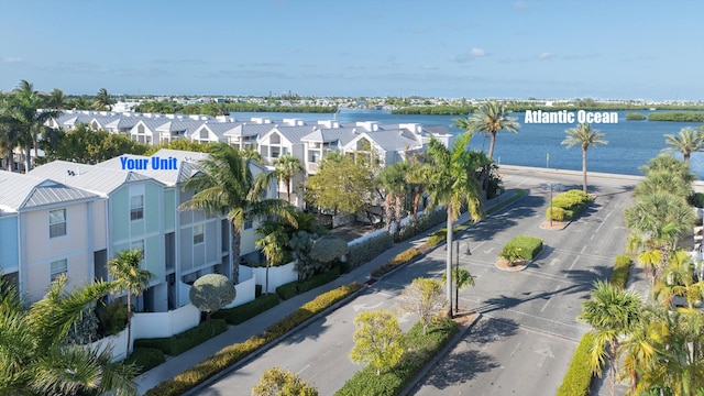 64 Seaside N Ct, Key West, FL 33040 - aerial view of residential area featuring a large body of water