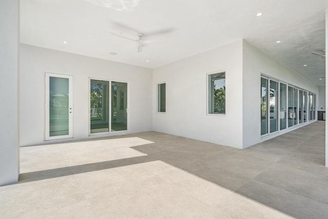 194 Buttonwood Ln, Islamorada, FL 33036 - view of patio / terrace with ceiling fan