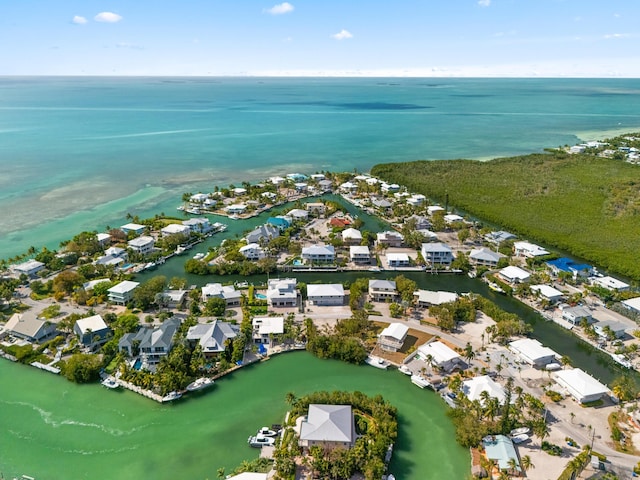 194 Buttonwood Ln, Islamorada, FL 33036 - aerial overview of property's location featuring a nearby body of water and nearby suburban area