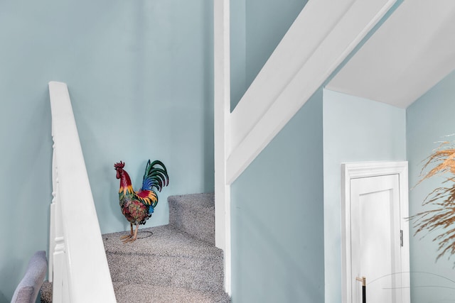 view of stairs