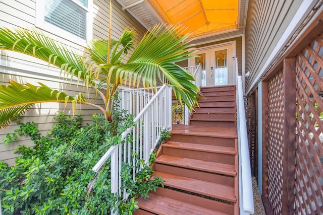 view of staircase