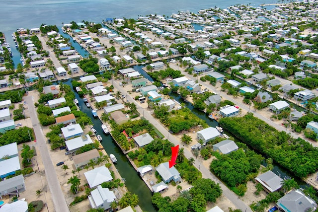 22841 Buccaneer Ln, Cudjoe, FL 33042 - aerial view of property's location with a large body of water and nearby suburban area
