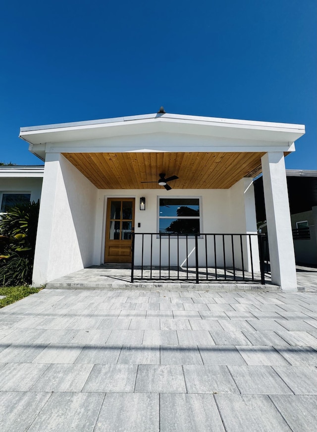 1708 Duncan St, Key West, FL 33040 - view of patio / terrace with a ceiling fan