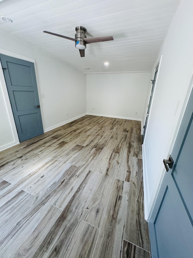 1708 Duncan St, Key West, FL 33040 - empty room with wood finished floors and a ceiling fan