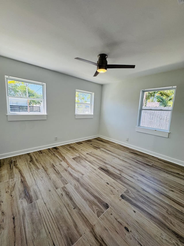 1708 Duncan St, Key West, FL 33040 - unfurnished room with wood finished floors and ceiling fan