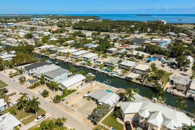 240 S Coconut Palm Blvd, Tavernier, FL 33070 - aerial perspective of suburban area with a nearby body of water