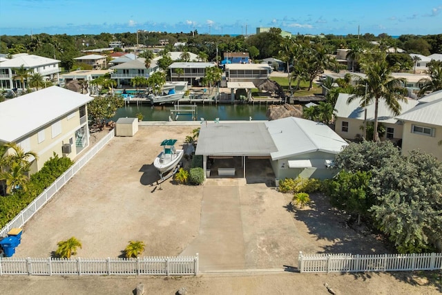 240 S Coconut Palm Blvd, Tavernier, FL 33070 - aerial perspective of suburban area featuring a large body of water