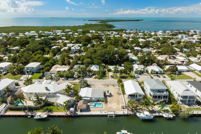 240 S Coconut Palm Blvd, Tavernier, FL 33070 - aerial perspective of suburban area featuring a nearby body of water