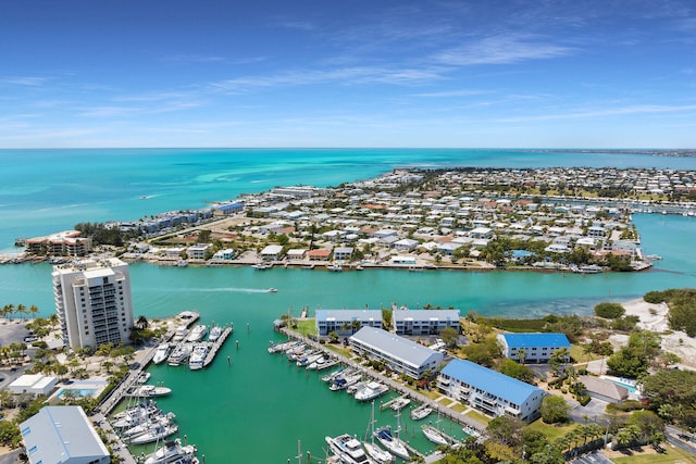 95 Coco Plum Dr Unit 2D, Marathon, FL 33050 - aerial view of a nearby body of water and numerous boat docks
