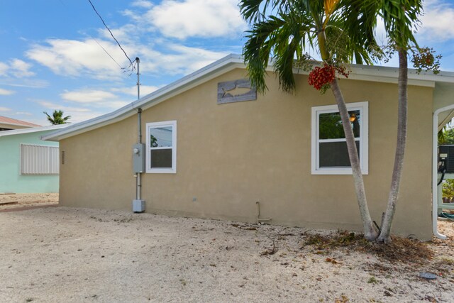 view of side of property