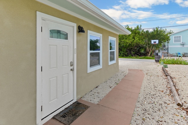 view of entrance to property