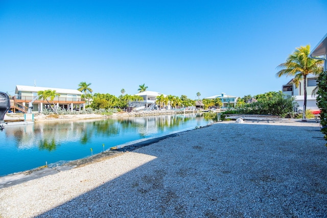 view of water feature