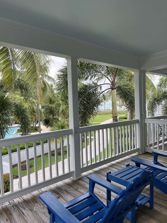 2600 Overseas Hwy Unit 25, Marathon, FL 33050 - deck with fence